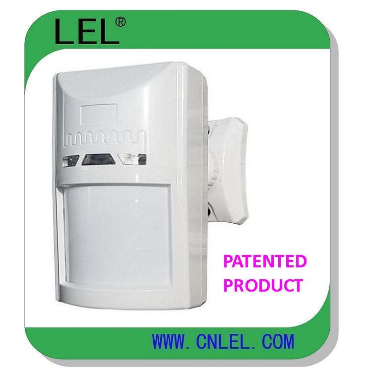 Wide angle PIR motion detector sensor with relay output